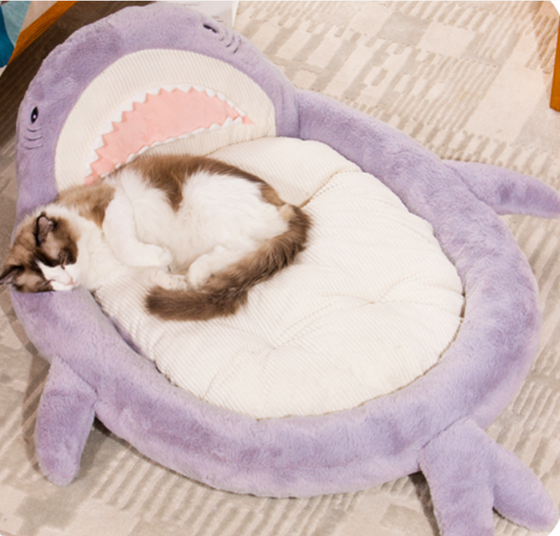 Wholesales Shark Design Pet Beds Luxury Large Dog Beds Nest Cute Bed For Cats