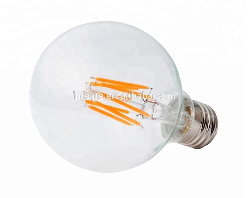 IN-G95-8-E27 Vintage LED Filament Globe Lamp Light G35 G45 G80 G95 G125G225 E26 E27 B22 2W 4W 6W 8W LED Filament Bulb G95 8W E27