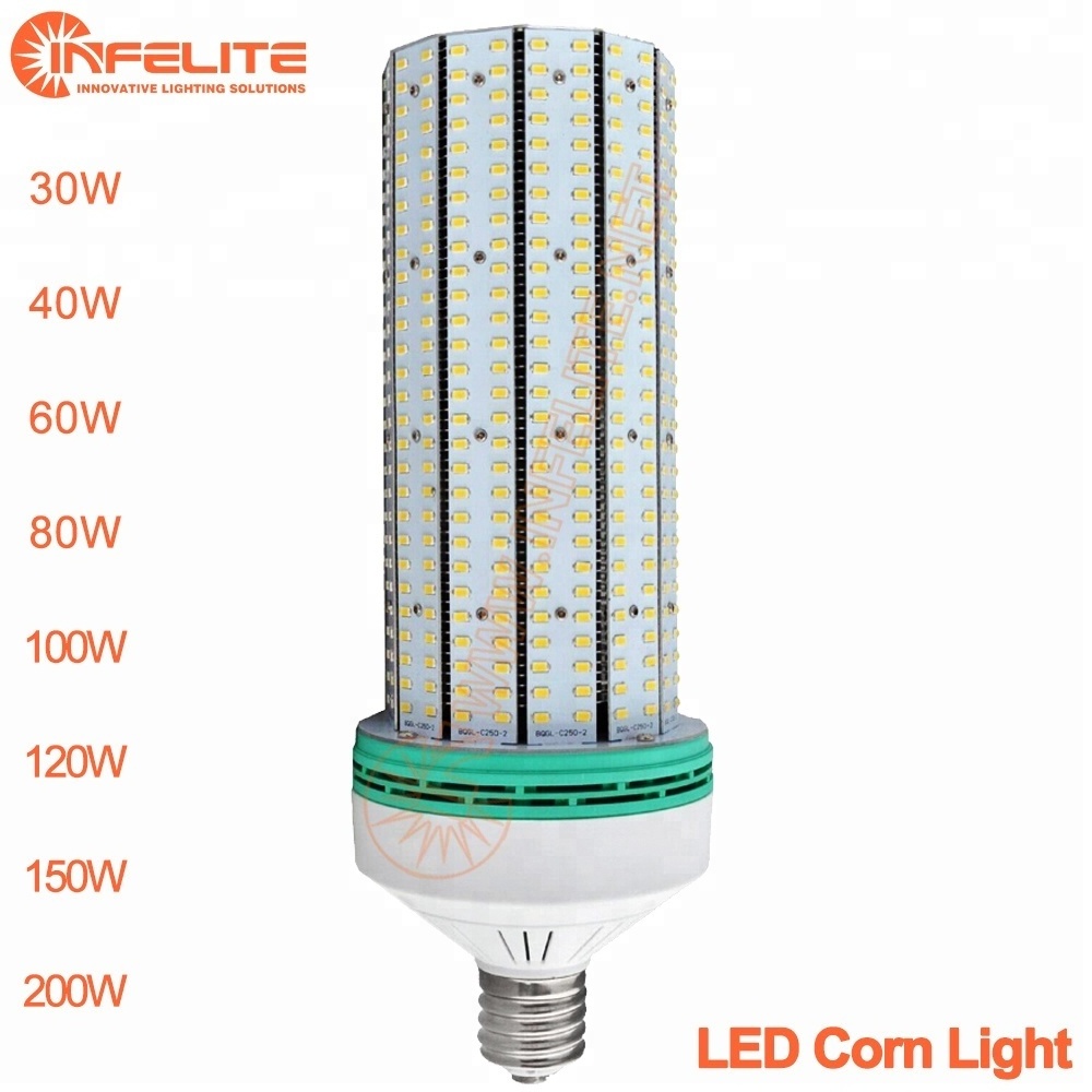 IN-CL309 E39 E40 IP44 30W 40W 60W 80W 100W 120W 150W 200W 250W LED Street Courtyard Garden Corn Bulb Light Replace HPS MHL HQL