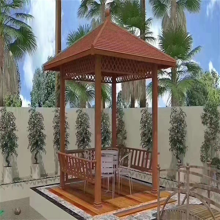 Modern Design Durable Anti-corrosion Resistant Outdoor Landscape Pavilion Garden Aluminum Pergola