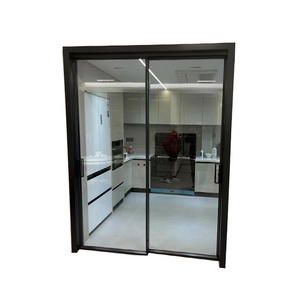 High Quality Narrow Aluminum Alloy Swing Door Exterior Glass Sliding Doors For Room Kitchen