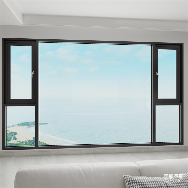 Factory Direct Interior Design Aluminum Window Waterproof Sound Insulation Casement Windows