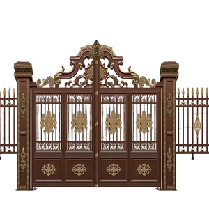 Factory Supply Gate Doors Entrance Aluminum Security Gate For Courtyard