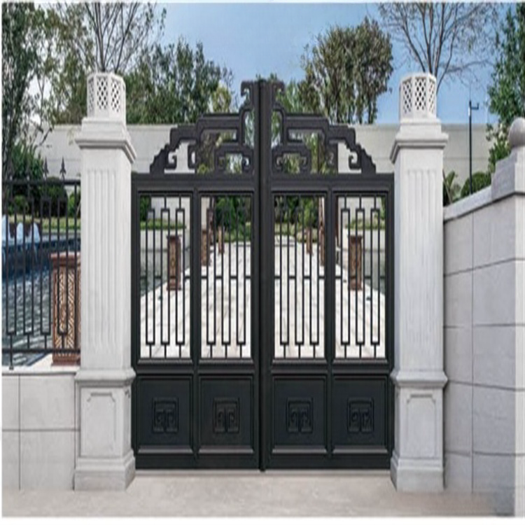 Factory Supply Simple Metal Garden Door Antique Main Gate Design For Villa