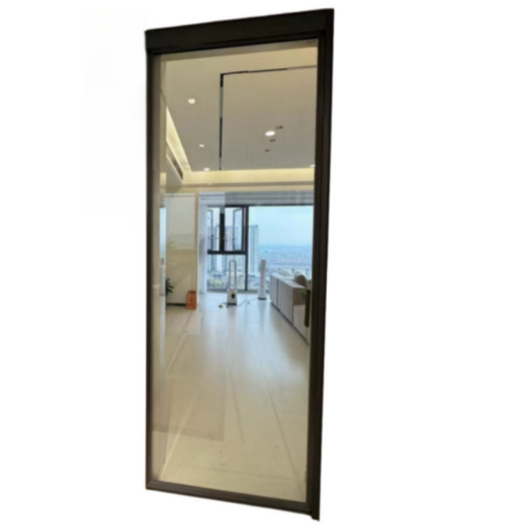 European Style panoramic doors Glass  Automatic Swing Doors Casement Door