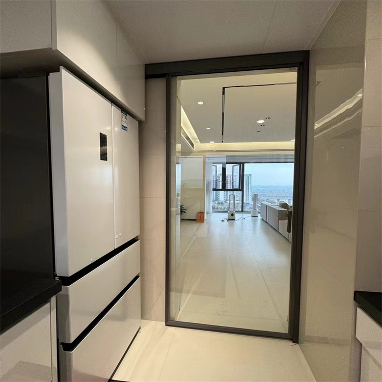 European Style panoramic doors Glass  Automatic Swing Doors Casement Door