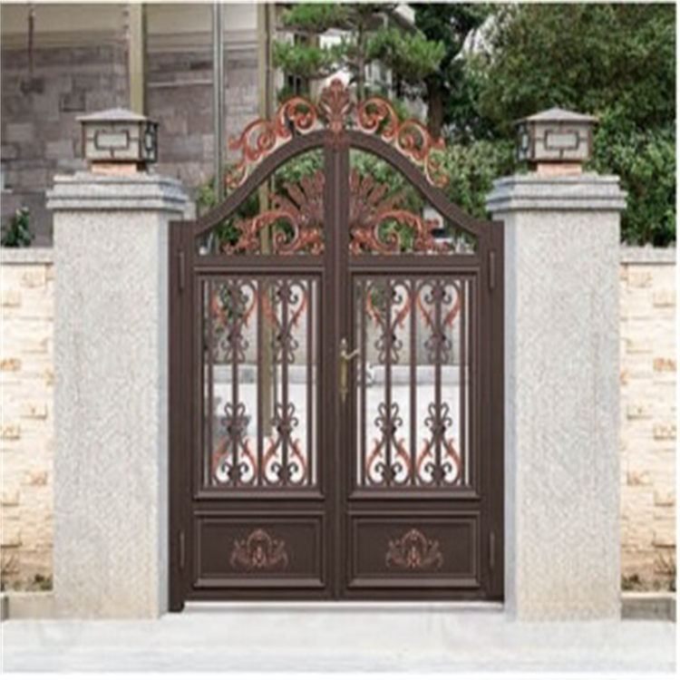 Factory Supply Gate Doors Entrance Aluminum Security Gate For Courtyard