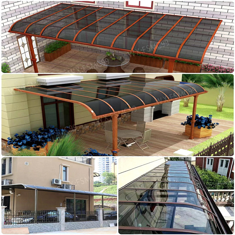 Factory direct Customized Outdoor Aluminum Glass Pergola Waterproof Canopy Tent Gazebo