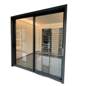 High Quality Customized Main Gate Door Design Windproof Aluminum Automatic Alloy Sliding Door