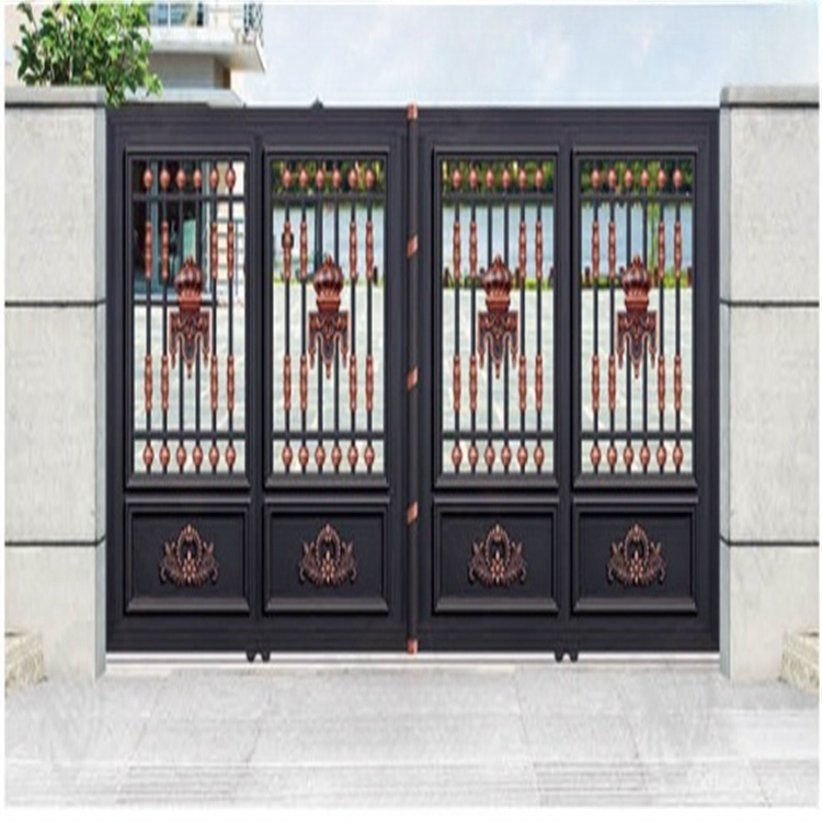 Factory Direct Residential Metal Gates Courtyard Automatic Design Welding Front Gate