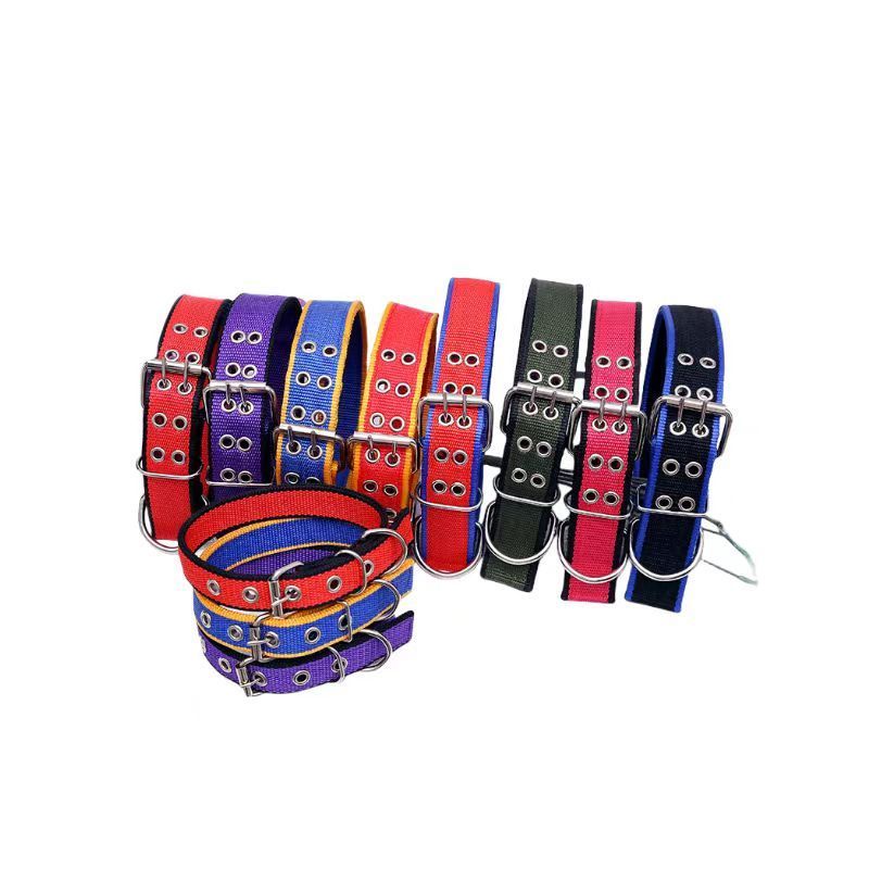 Wholesale Collar Nylon Big Dog Collars Comfortable Foam Padded Adjustable Dog Neck Collar for Small Medium Large Big Dogs-