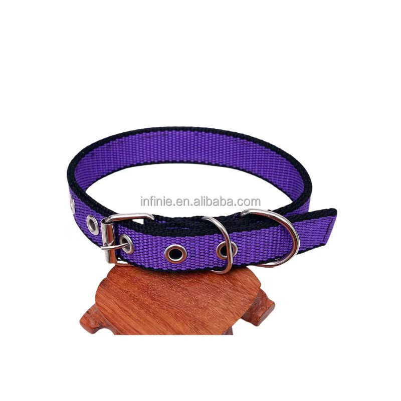 Wholesale Collar Nylon Big Dog Collars Comfortable Foam Padded Adjustable Dog Neck Collar for Small Medium Large Big Dogs-