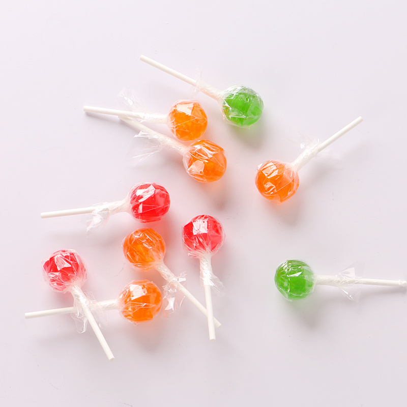 Fruit Flavor Round Shape Hard Candy Lollipop