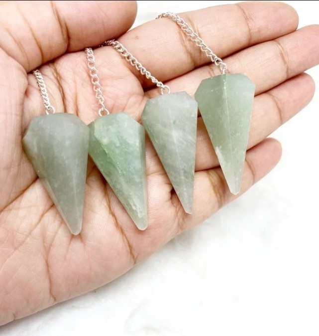 Buy High Quality Green Aventurine Pendulum For Sale Healing Crystal Pendulums In best Wholesale Prices Gemstone Pendulum