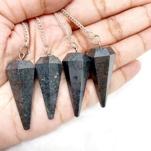 Buy Wholesale Hematite Pendulum in Best Prices And High Quality Gemstone Pendulum For Sale Crystal Dowsing Pendulums Healing