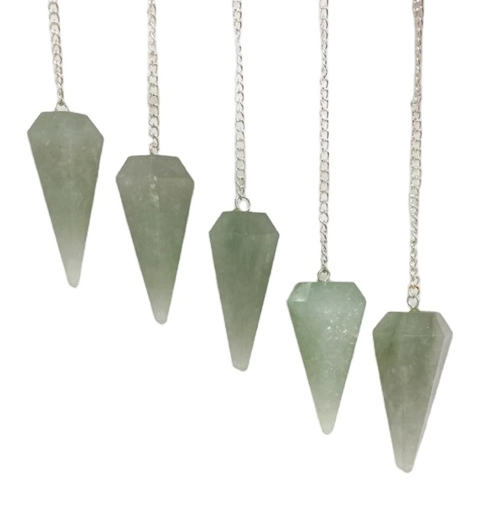 Buy High Quality Green Aventurine Pendulum For Sale Healing Crystal Pendulums In best Wholesale Prices Gemstone Pendulum