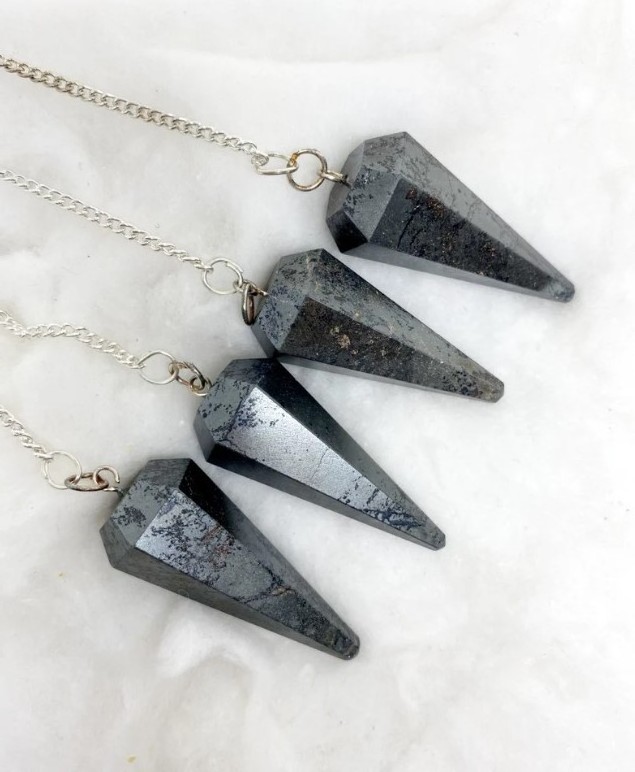 Buy Wholesale Hematite Pendulum in Best Prices And High Quality Gemstone Pendulum For Sale Crystal Dowsing Pendulums Healing