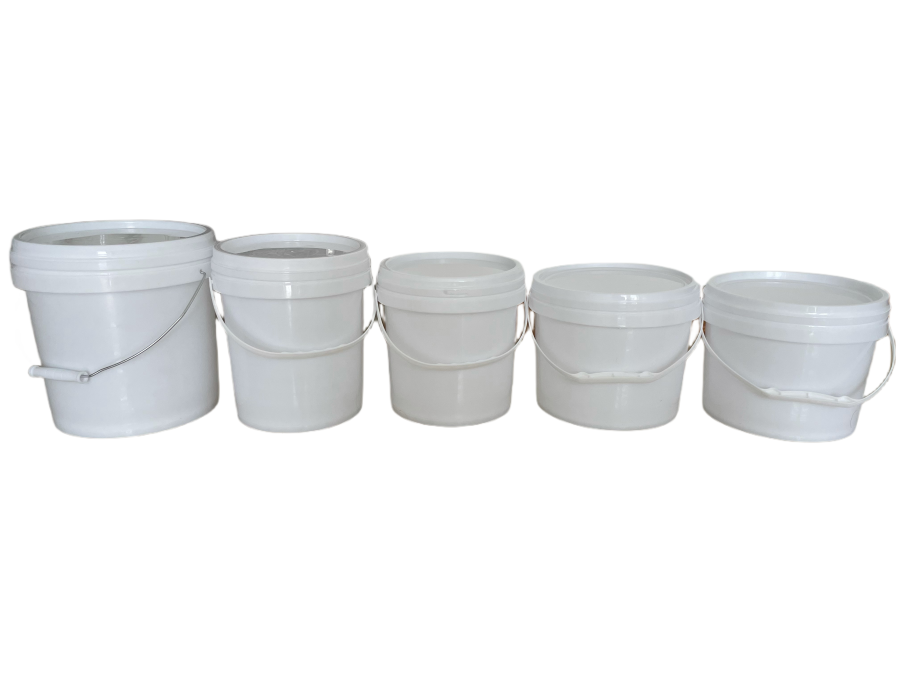 High Quality 2 gallon buckets 5 gallon plastic buckets pail durable with custom logo printed plastic pail drums bucket