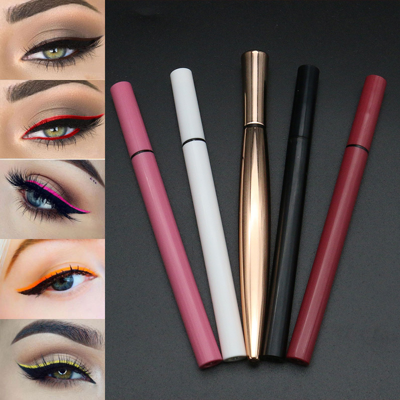 Custom Logo Colorful Magic Lashes Eye Liner Pencil Glue 2 In 1 Vegan Clear Liquid Magnetic Eyelashes Eyeliner Adhesive Pen