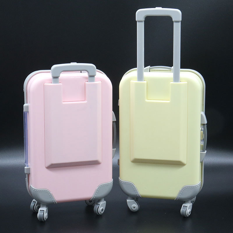 Custom Empty Eye Lash Box Lashbox Mini Luggage Small Eyelash Packaging Suit Case Eyelash Suitcase For Eyelashes