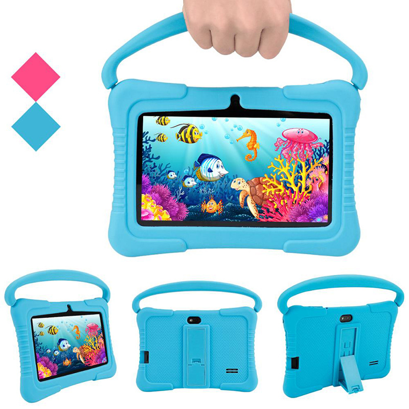 7 Inch Android Table PC APP Control Eye Protection Kids Children WiFi Educational Tablet with Protect Case for Toddler