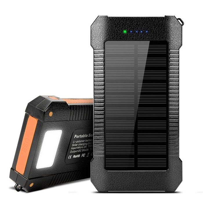 USB C Charger 30000mah Solar Mobile Phone Charger Solar Charging Portable Charger Waterproof Solar Powered Power Bank