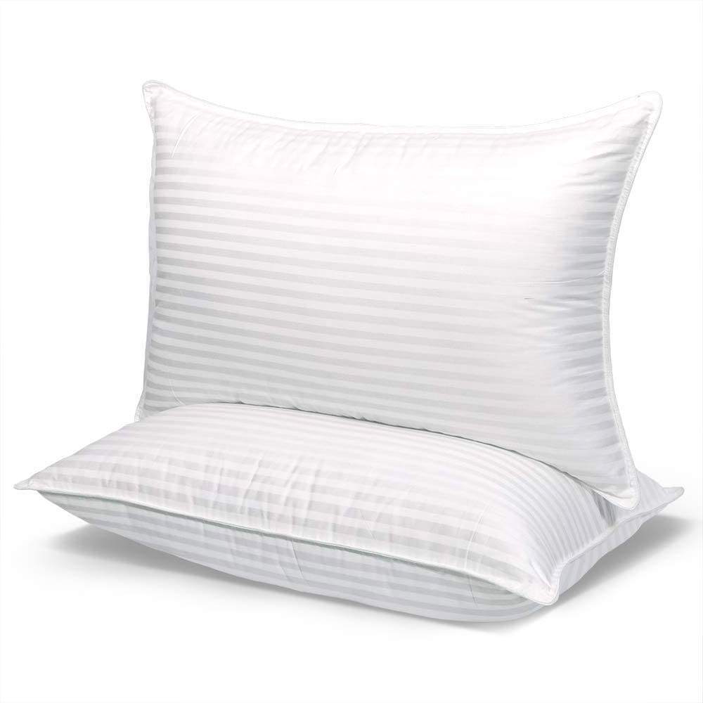 Classic Cotton Hotel White Pillow Cases 180tc 100% Cotton Woven Fabric In Bulk