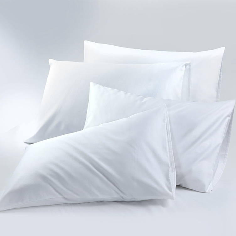 Classic Cotton Hotel White Pillow Cases 180tc 100% Cotton Woven Fabric In Bulk