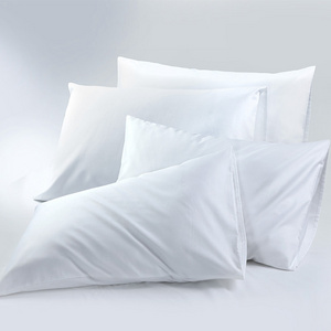 Classic Cotton Hotel White Pillow Cases 180tc 100% Cotton Woven Fabric In Bulk