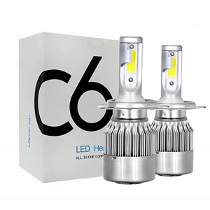 Wholesale C6 led Car Headlight H7 LED H4 Bulb H8 H1 H3 H11 HB3 9005 HB4 9006 9007 Auto Lamps Fog Light