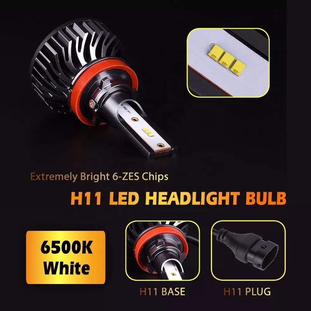 Infitary OEM Auto Car Lighting High Low Beam F2 ZES H3 H1 H11 H13 880 9004 9007 9005 9006 H7 LED Light H4 Led Headlight Bulb