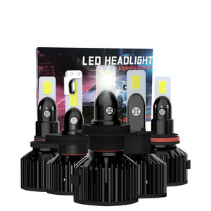 High quality led car light auto lighting systems CSP4575 chips H4 H7 bulb H11 car accessories 9005 9006 led headlight projector