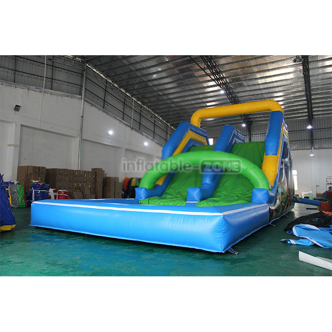 commercial grade family use slide inflatable water giant inflatable drop kick water slip and slide