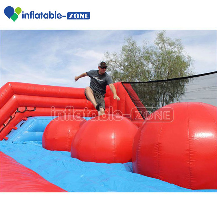 Long wipeout inflatable obstacle course wipeout games for sale wipeout last man standing