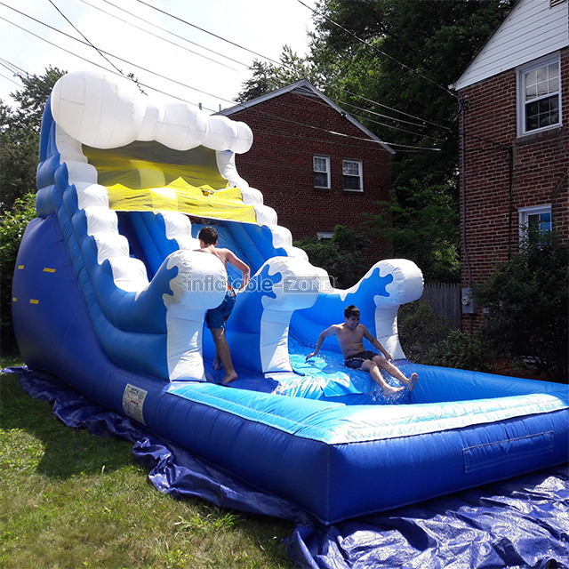 Used fiberglass water slide for sale, professional pool nip slip on a water slide