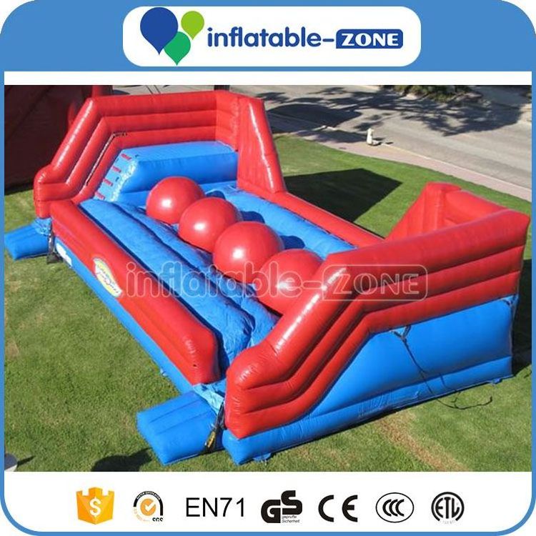 Long wipeout inflatable obstacle course wipeout games for sale wipeout last man standing