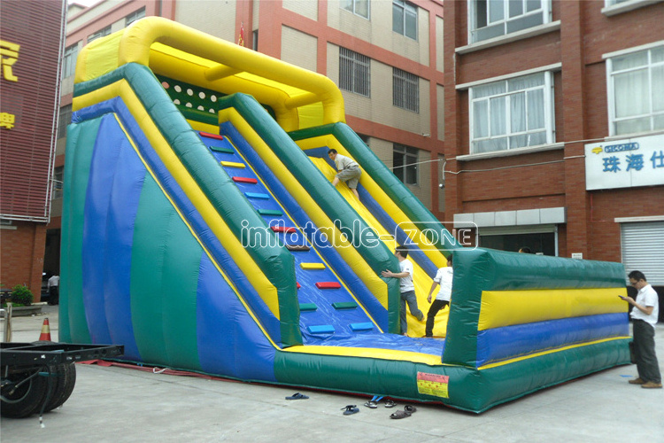 super long rotation volcano inflatable water slide, giant summer inflatable water slide pool