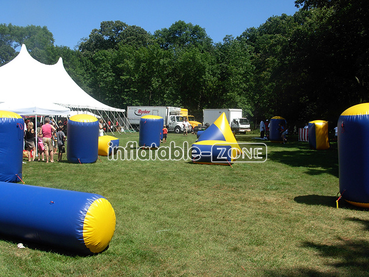 Wholesale cheap inflatable bunkers paintball for rental airtight paintball bunkers for sale