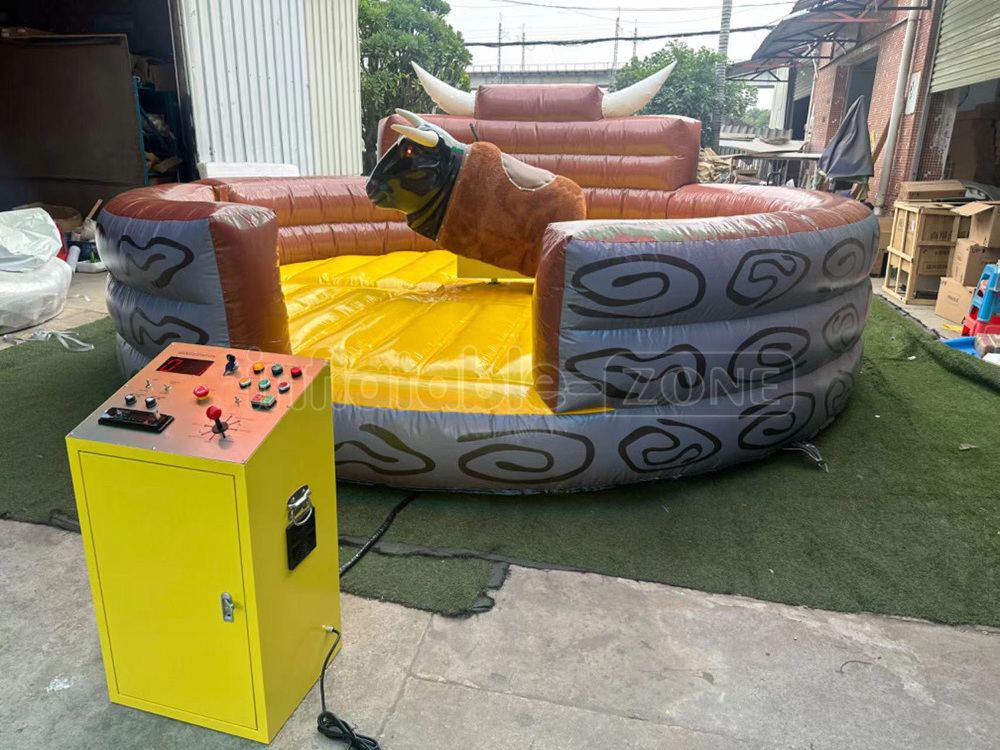 New arrival Commercial used adults mechanical games rodeo bull riding machine controls inflatable mechanical bull ride for sale