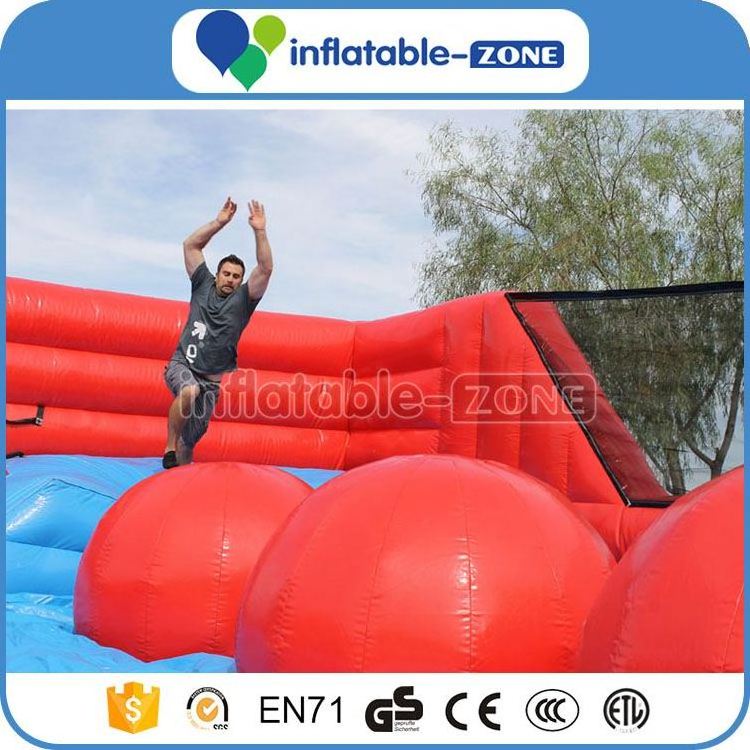 Long wipeout inflatable obstacle course wipeout games for sale wipeout last man standing