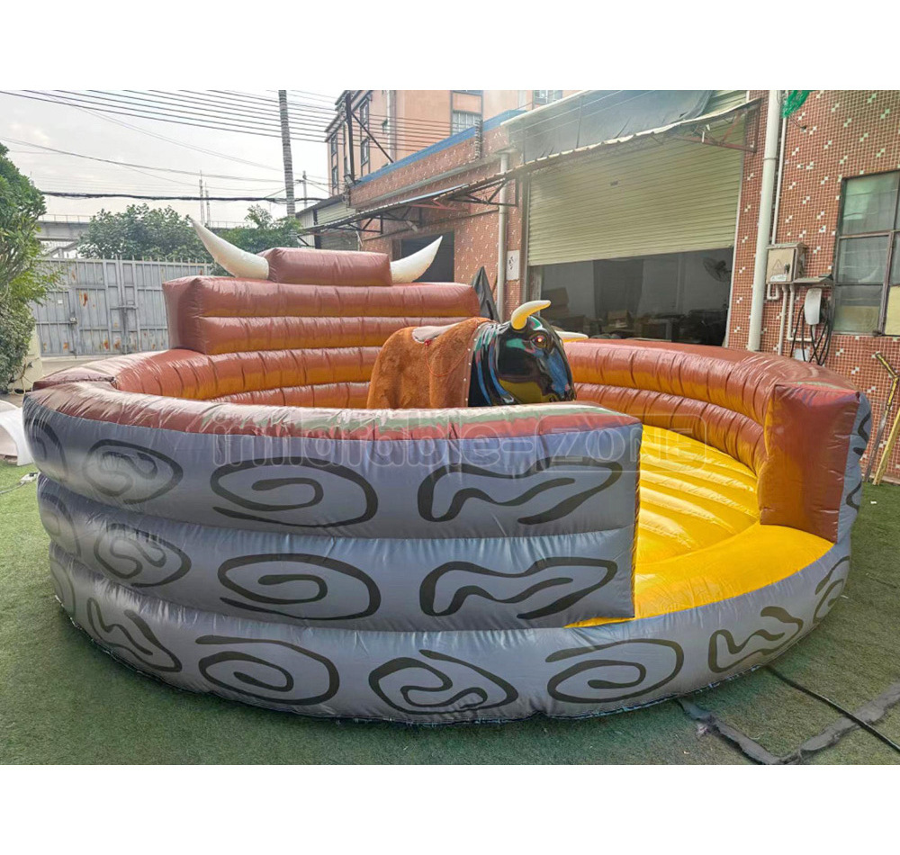 New arrival Commercial used adults mechanical games rodeo bull riding machine controls inflatable mechanical bull ride for sale