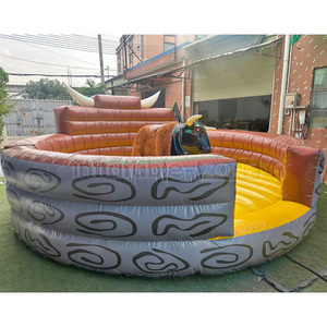 New arrival Commercial used adults mechanical games rodeo bull riding machine controls inflatable mechanical bull ride for sale