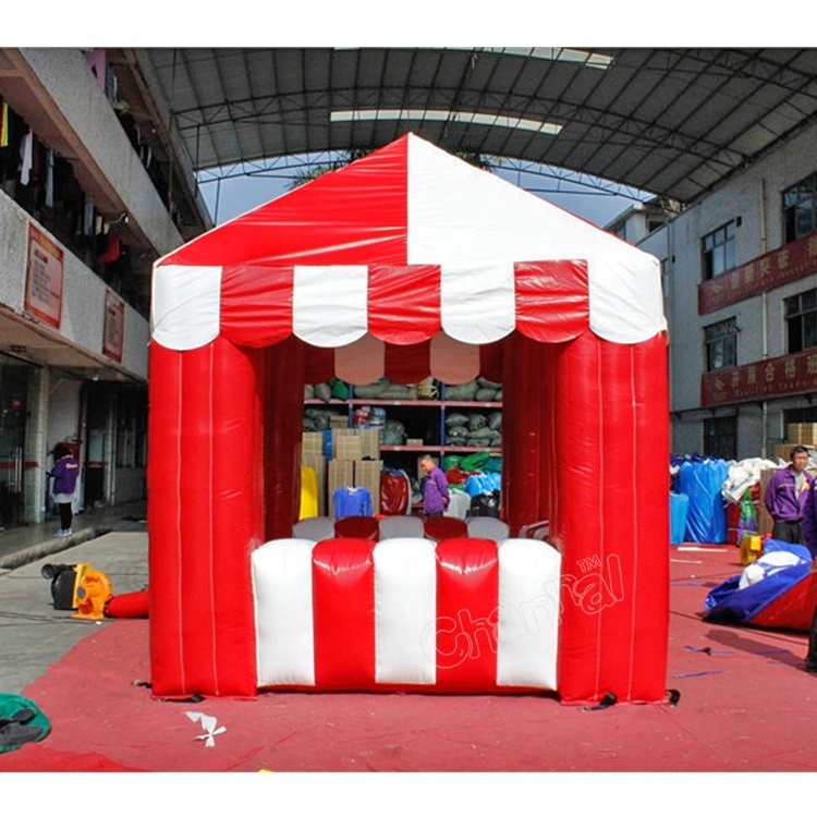 Portable small snack ticket inflatable booth tent for sale