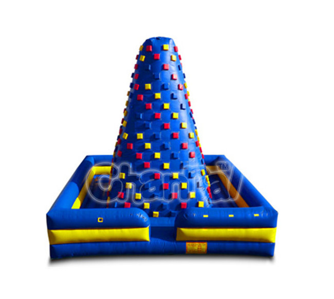 Gym equipment inflatable rock climbing wall for kids