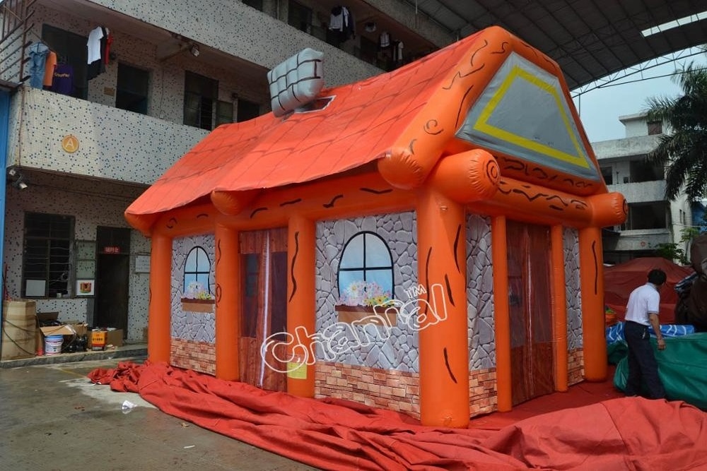 Kids Playing house heat seal pvc material inflatable tent adults pub