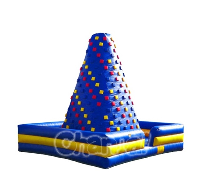 Gym equipment inflatable rock climbing wall for kids