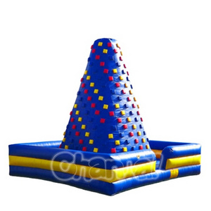 Gym equipment inflatable rock climbing wall for kids