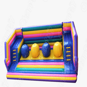 Giant Inflatable Toys Jumping Climbing Obstacle Wipe Out Challenge Ball Rental Commercial Climbing Games