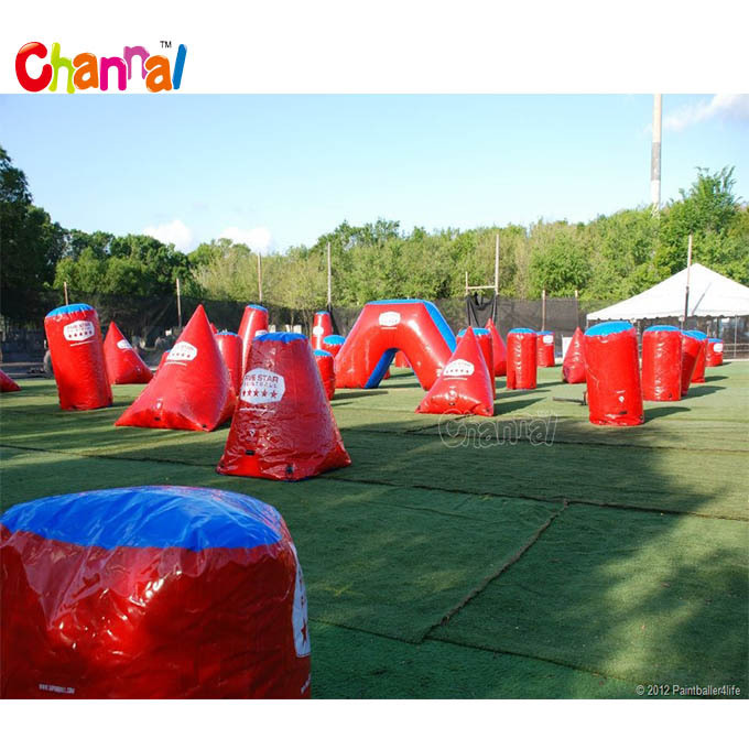 Bunkers Paintball For Shooting Inflatable Paintball Obstacle