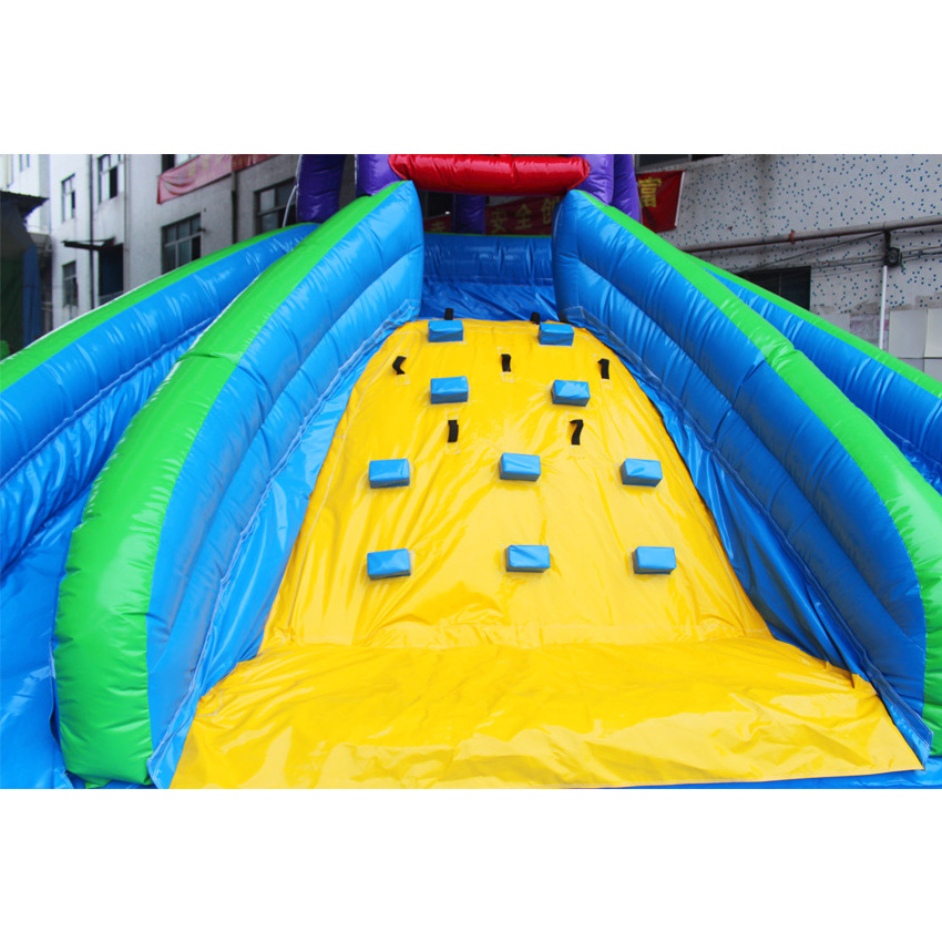 backyard kids double lance inflatable water slide with pool